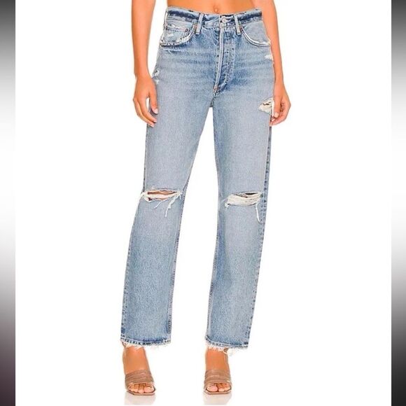 Agolde 90s Jean Size 27 Distressed - Picture 2 of 13